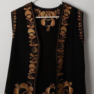 Stylish Embroidered Vest with high quality handcraftmanship S/M